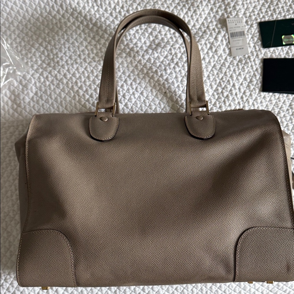 Valextra elegant Taupe Handbag